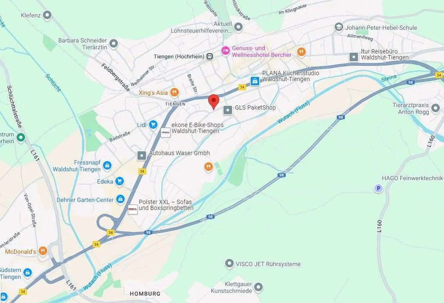 Karte von Raum & Zeit Immobilien Treuhand GmbH 
