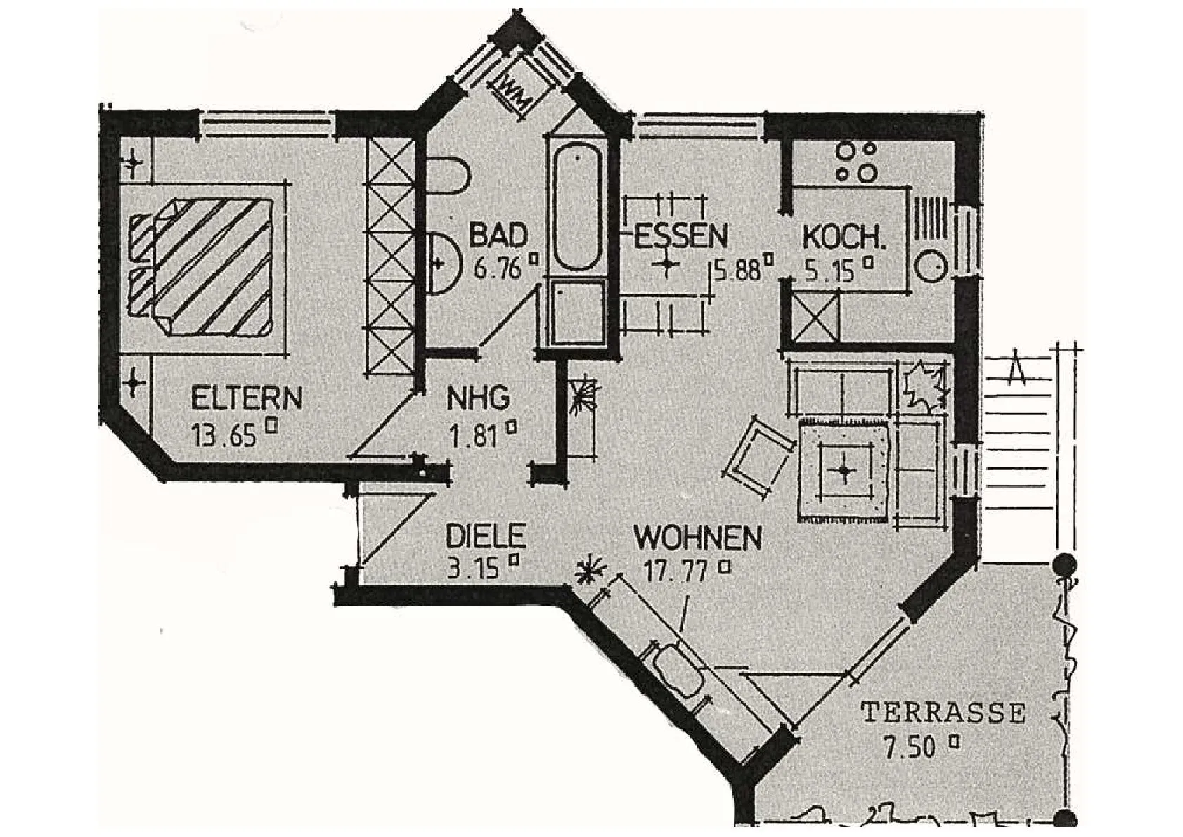 Schicke 2 ZimmerWohnung in zentraler Lage vonWT - Tiengen von Raum & Zeit Immobilien Treuhand GmbH 